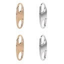 LeTradeJP ジッパークリップ盗難防止 2色 4個入り バックパックジップロック 交換用ジップファスナー ジップ補修 取り付け簡単 トラベルアクセサリー スーツケースに最適