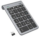 Ewin テンキー numlock非連動 Bluetooth/2.4G接続 2台デバイス接続 ワイヤレス 数字キーボード Bluetoothキーボード 超薄型 左手デバイス 片手デバイス ショートカットキー 日本語対応 iOS iPadOS Windows An(2)
