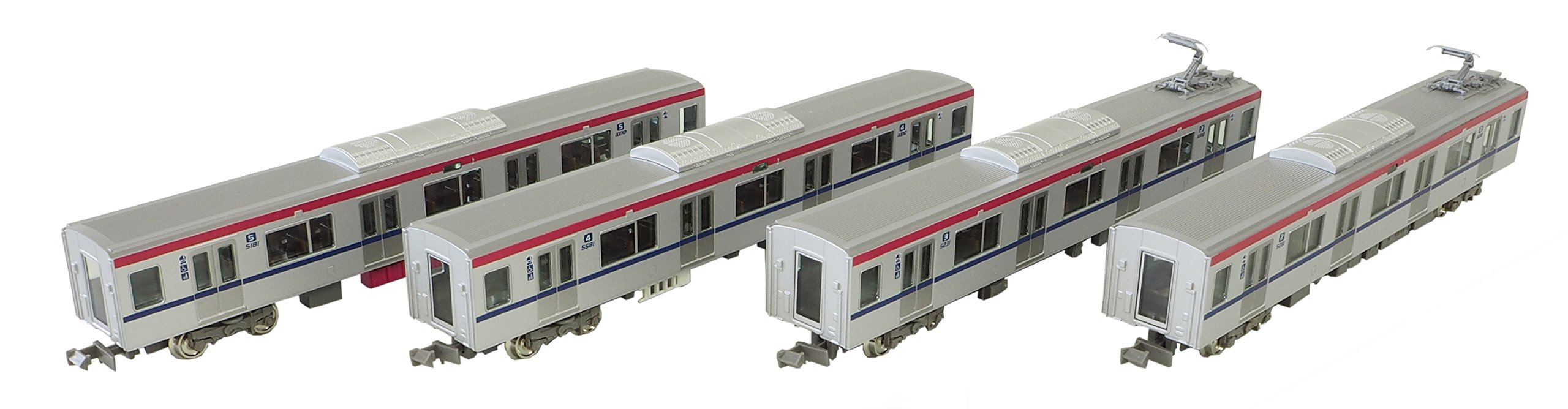 グリーンマックス Nゲージ 京王5000系 京王ライナー 増結用中間車4両セット 動力無し 30729 鉄道模型 電車