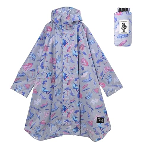 [キウ] スタンダードレインポンチョ 2ND STANDARD RAIN PONCHO - 2ND 防水 撥水 はっ水 耐水 豪雨対応 雨対策 大雨 台風 梅雨 レインコート スリーブポンチョ 雨具 雨ガッパ 雨合羽 袖付き 収納袋 ポケ
