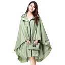 Caloics レインコート レインウエア 雨具 自転車ポンチョレインポンチョ 軽量レインコート オシャレレインコート 男女通用レインコート 通学 通勤 旅行 撥水 速乾 収納便利なレインコート 速