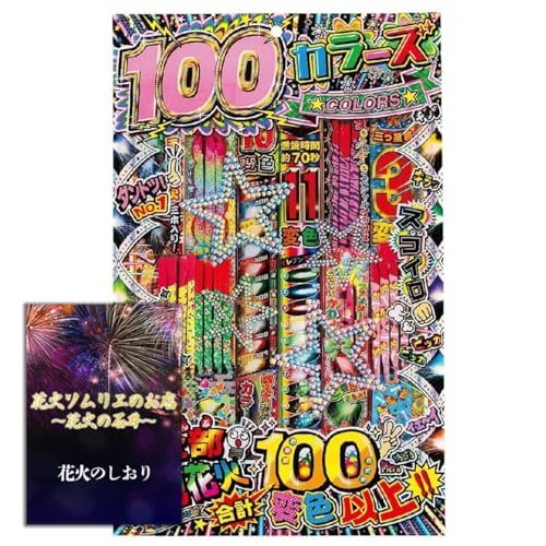 花火 手持ち花火 全てが綺麗に変色する珍しい花火セット 2人〜3人用【約20分程度】花火ソムリエ石井 遊び方ガイドブック付