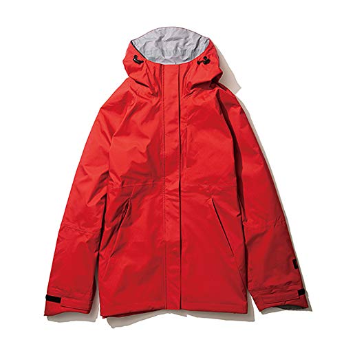 KiU レインコート 豪雨対応 2WAY ストレッチ レインジャケット マイティー レッド ...