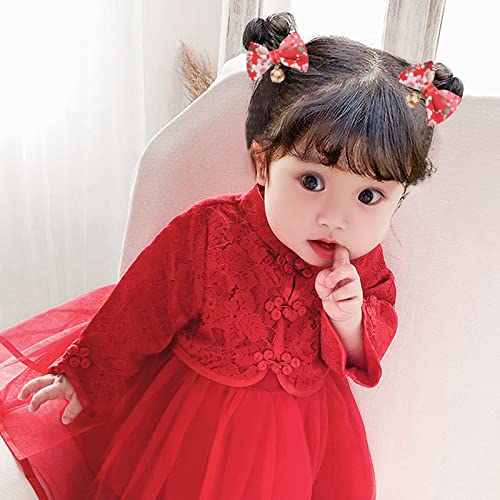 BIANHUAN 髪飾り ヘアクリップ 子供 ベビー キッズ ヘアアクセサリー 子供用 和風 クリップ 女の子 着物 袴 花 リボン お宮参り お食い初め 七五三 出産祝い ギフト