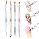 BORN PRETTY ネイルブラシセット ネイル 筆 ジェルネイルブラシ ふでセット ビルダーグルーブラシ ネイルアートラインブラシ ネイルアートデザインペンペイントツール