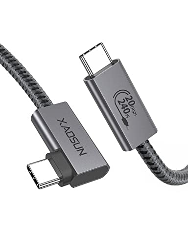 XAOSUN USB 3.2 ֥ L 240W PD3.1 ® USB3.2Gen2 20Gbps ǡž 4K 60Hz...