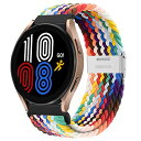 編組伸縮性腕時計バンドGalaxy Watch 6/6 Classic/5/4/4 Classicバンド 40mm 42mm 44mm 46mm 43mm 47...