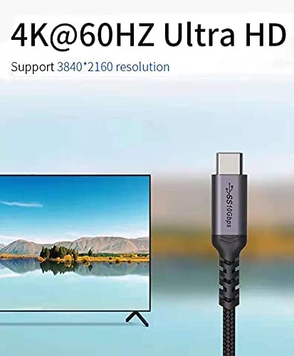 Type C ケーブル USB 3.1 (3.0 / 2.0) 対応PD 1M 最大100W/5A 急速充電 4K 60HZビデオ伝送 高耐久 ナイロン編み 10Gbps Macbook Pro/Air、ipad、Galaxy S9 S9 Plus、Xperia XZ、 等対応 LOEKU (I字 1M)