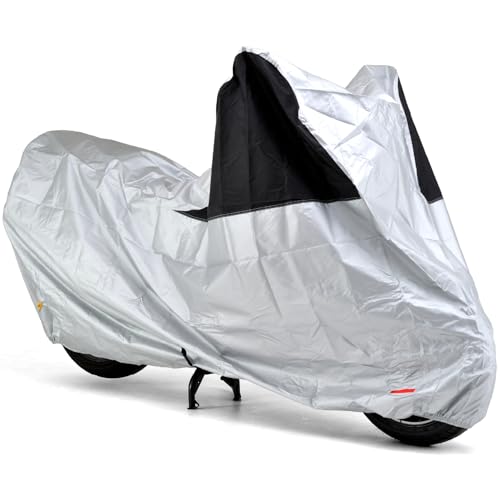 デイトナ(Daytona) 【　 】 バイクカバー 大型 撥水加工 前後が分かる配色 シルバー 4Lサイズ 97975