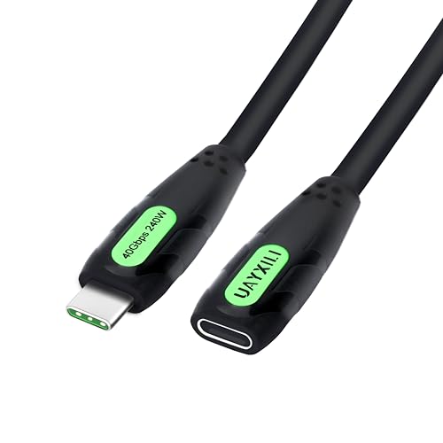 UAYXILI 0.8M USB4 Ĺ֥ Thunderbolt 4 Ĺ֥ б40Gbps®ǡž 240W PD...