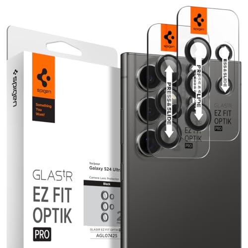 Spigen Galaxy S24 Ultra ݸե ֥å 2å Žդåդ ƩΨ 9H Ѿ׷ ...