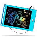 POPERFUN 8.5インチ電子メモパッド 高輝度 電池交換可能 お絵描きボード ロック機能付き ワンタッチ消去 おもちゃ ブギーボード 知育玩具 女の子 男の子 大人 プレゼント 子供 1 2 3 4 5 6歳