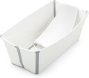 Stokke ストッケ ベビーバス 【本体+ニューボーン セット】 フレキシバス 沐浴 折り畳み 折りたたみ 赤ちゃん お風呂 新生児から4歳頃まで ホワイト(4)