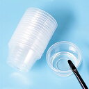 ネイルブラシを洗う 使い捨てカップ 100個入 ネイル顔料パレット アクリルネイル用品 ネイルアートジェルネイル