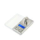 ポケットデジタルスケール(秤)携帯タイプ 0.01g-500g 精密はかり プロ用 業務 電子天秤 はかり 秤計量天秤 英語ボタン説明書付 電池付属(3)