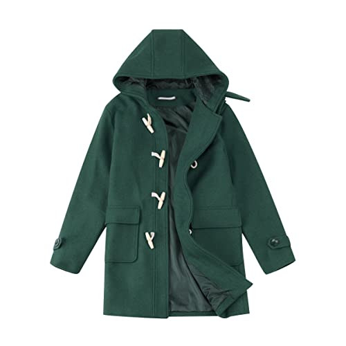 [FOMANSH] メンズ ラシャコート ロング ジャケット 帽子 ダッフルコート 防寒防風 ...