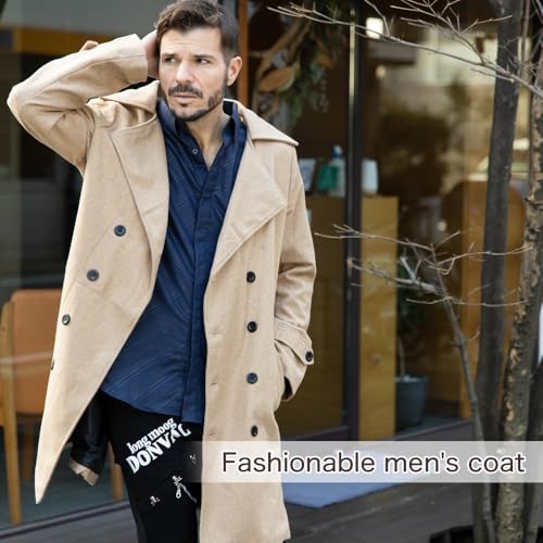 [SGL Collection] コート メンズ ロング コート 長袖 デザイン チェスター ダブル...
