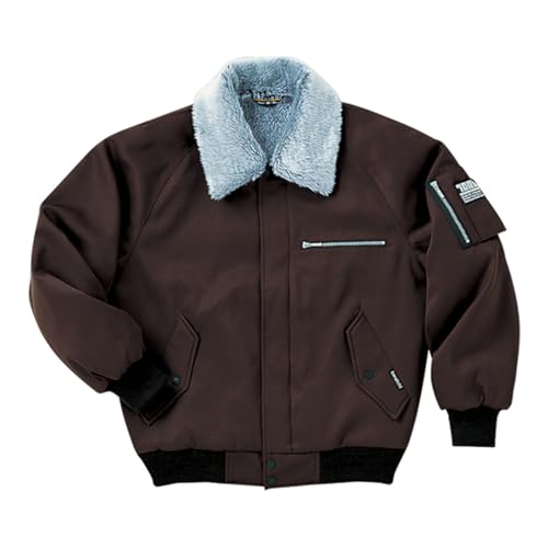 [寅壱] 作業服 防寒着 2530-124 パイロットジャンパー 防寒服 M-5L (大きいサイズも同価格)(M 72.トビ茶)
