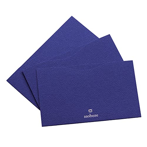 [ aso ] THE CARD JACKET ザ・カードジャケット 渡す名刺入れ (ブルー（20枚セット）)