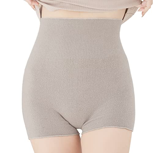 [ツーハッチ] もこもこ腹巻きパンツ 温活 腸活 防寒 冷え防止 ハイウエスト s116b F モカ