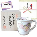 卒寿 お祝い マグカップ 無病息災を願った縁起物ギフト 有田焼 花六瓢 赤 卒寿熨斗・メッセージカード付き 木箱入り(3)