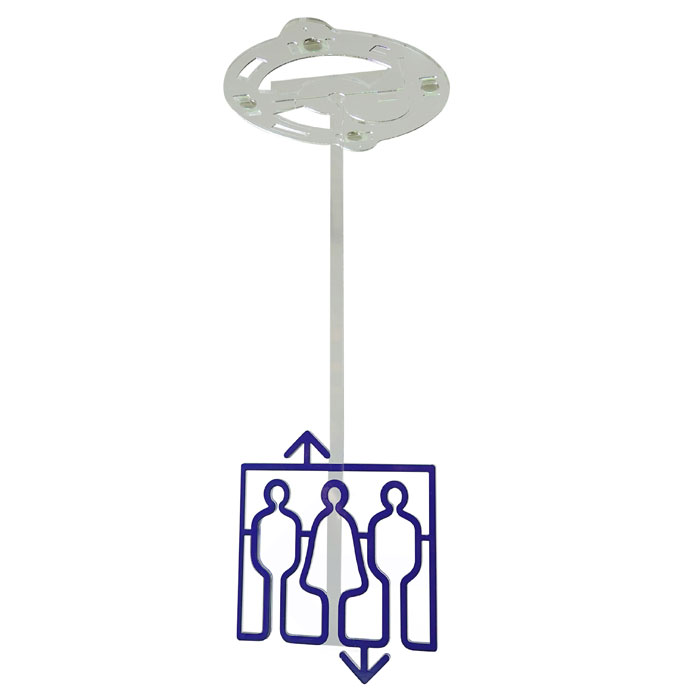 ネコポス送料無料 ダウンライトサイン エレベーター-B（LEDライト専用） dls-0016