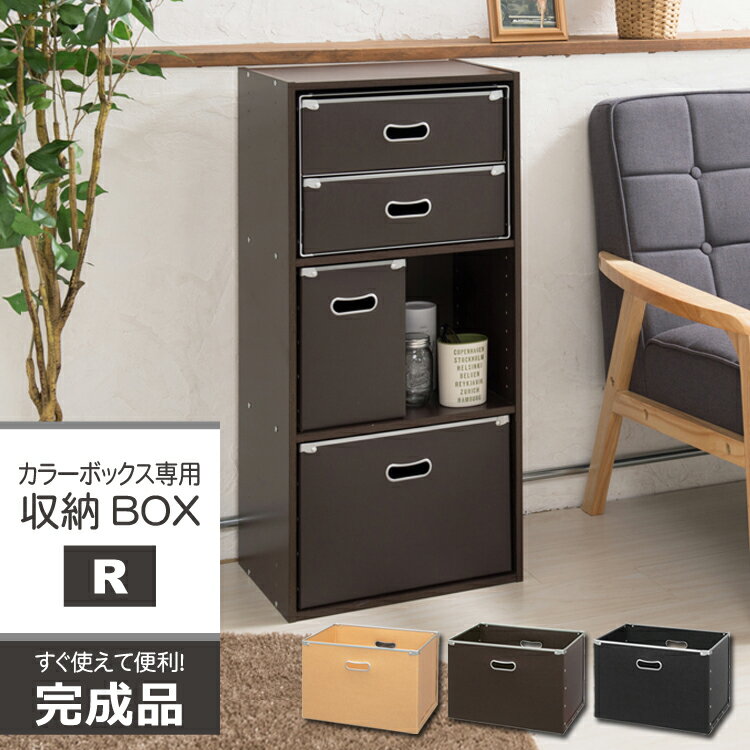 カラーボックス専用収納BOX-R(レギュラー)