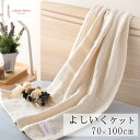 ガーゼケット おひるねサイズ 70×100cm 日本製 よしいくケット 8重ガーゼ ハーフケット おひるねケット 8重 8重織 八重織 生成り ナチュラル系 北...