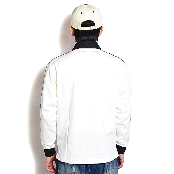 アディダス オリジナルス adidas Originals 3-STRIPES RUGBY LONGSLEEVE POLO -WHITE- ci076w メンズ ポロシャツ ラガーシャツ ラグビーシャツ 送料無料 ストリート スポーツ 3