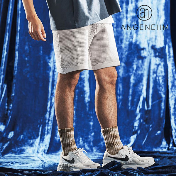Rakuten - 2026 春夏 先行予約 4月下旬～5月上旬入荷予定 アンゲネーム ANGENEHM Sheer Mesh Airy Knit Shorts ag06-004scg メンズ ショートパンツ 送料無料 キャンセル不可