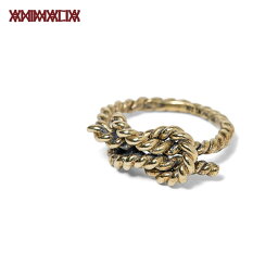 ご注文から3週間前後で作成 アニマリア ANIMALIA REEF KNOT Ring-BRASS animal-ac34 レディース メンズ リング キャンセル不可