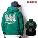 Aj}A ANIMALIA BIG SILHOUETTE P/O HOODIE - THE THREE WISE MANDRILL an24sp-sw03 Y p[J[ 