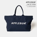アップルバム APPLEBUM Logo Zip Totebag 0001001 メンズ トートバッグ キャンバス 鞄 カバン 送料無料 ストリート