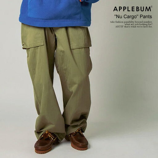 アップルバム APPLEBUM "Nu Cargo" Pants 2420802 メンズ パンツ カーゴパンツ ミリタリーパンツ ワイドシルエット 送料無料 ストリート アップルバム APPLEBUM "Nu Cargo" Pants 2420802 メンズ パンツ カーゴパンツ ミリタリーパンツ ワイドシルエット 送料無料 ストリート