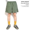 アップルバム APPLEBUM Active Nylon Shorts -OLIVE- 2510812o メンズ パンツ ショートパンツ ショーツ ナイロンショーツ 送料無料 ストリート(4)