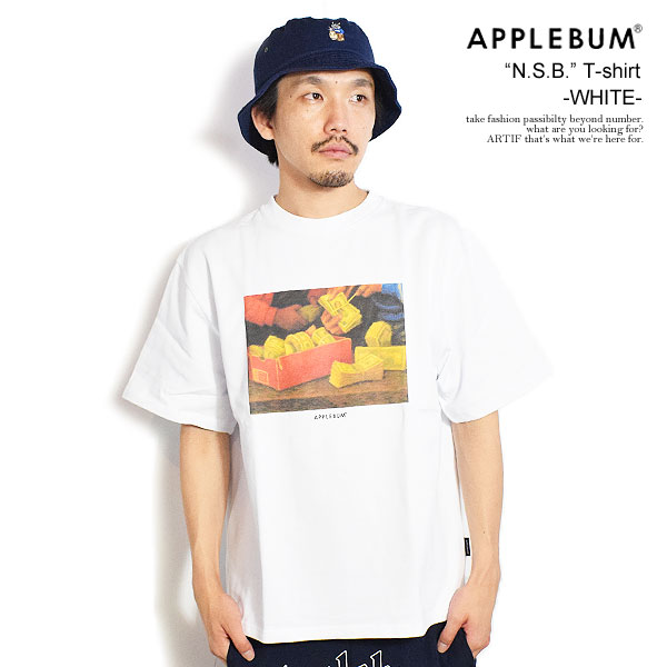 20％OFF SALE セール アップルバム APPLEBUM “N.S.B.” T-shirt 12oz -WHITE- hs2511104w メンズ Tシャ...