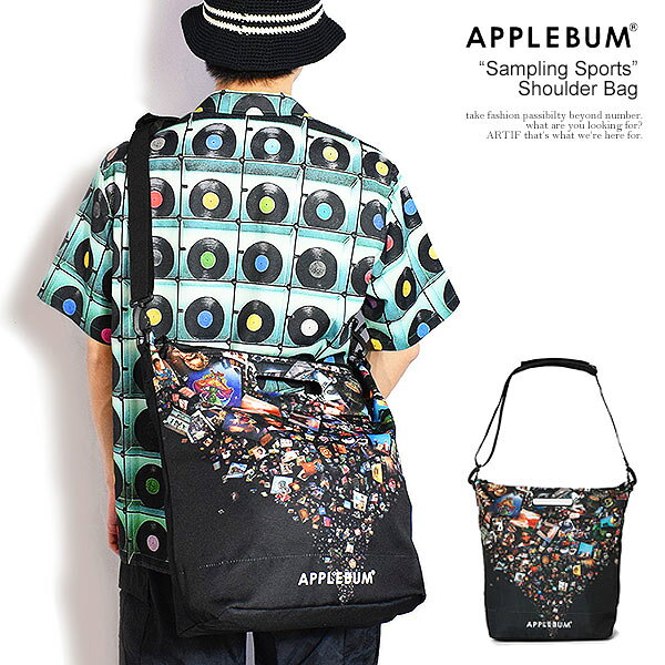 アップルバム APPLEBUM “Sampling Sports” Shoulder Bag 2611001 メンズ ショルダーバッグ スポーツバッグ バッグ カバン 送料無料 ストリート