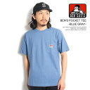 xfCrX BEN DAVIS BEN'S POCKET TEE -BLUE GRAY- c-23580000 Y TVc  TVc  |PbgTVc Xg[g