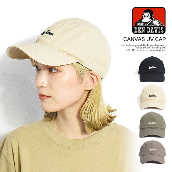 楽天niskyベンデイビス BEN DAVIS CANVAS UV CAP bdw-8669 メンズ レディース キャップ ローキャップ UVカット 帽子 ストリート