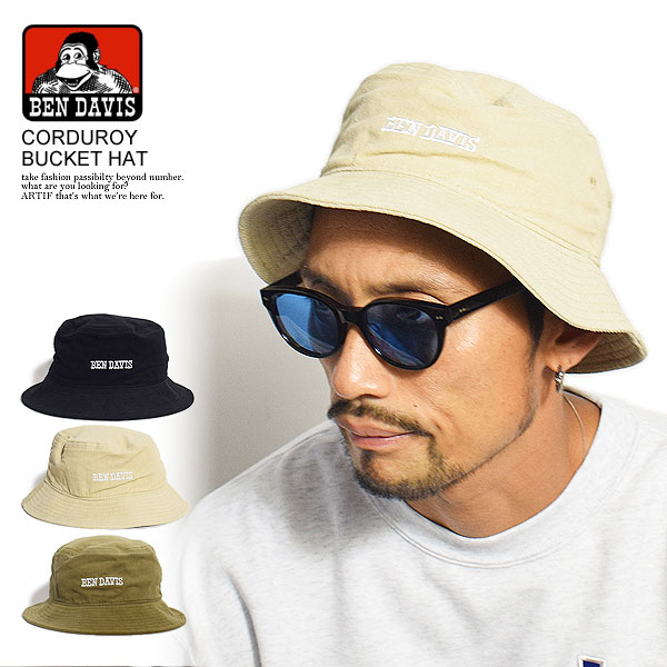 ベンデイビス BEN DAVIS CORDUROY BUCKET HAT bdw-9486 レディース メンズ ハット バケットハット 帽子 コーデュロイ おしゃれ かっこいい カジュアル ファッション bandavis ベンデービス