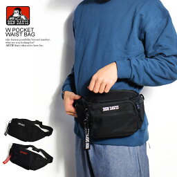 30％OFF SALE セール ベンデイビス BEN DAVIS W POCKET WAIST BAG bdw-8008 メンズ ウエストバッグ ウエストポーチ ボディバッグ バッグ ストリート bendavis ベンデービス