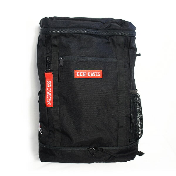 ベンデイビス BEN DAVIS NEW BOX DAYPACK -BLACK/RED- bdw-8011r レディース メンズ デイパック バッグ バックパック リュック 鞄 カバン おしゃれ かっこいい ストリート bendavis ベンデービス