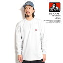 ベンデイビス BEN DAVIS L/S POCKET TEE REG -ASH- c-24780026a メンズ Tシャツ 長袖 ロンT ポケットTシャツ レギュラーサイズ ストリート(4)