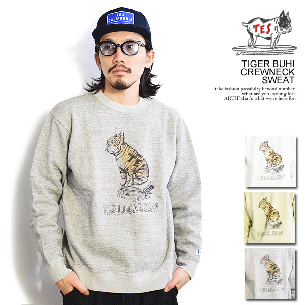 エンドレスサマー The Endless Summer TES TIGER BUHI CREWNECK SWEAT fh-2774337 メンズ スウェット トレーナー クルーネック 送料無料 ストリート