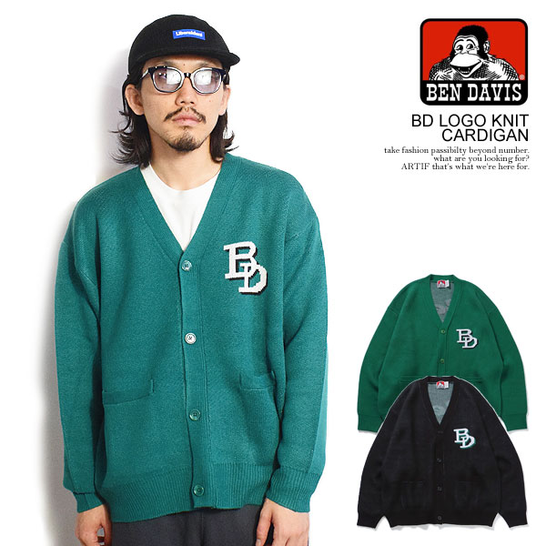 30OFF SALE Z[ xfCrX BEN DAVIS BD LOGO KNIT CARDIGAN i-2780063 Y fB[X J[fBK   Xg[g