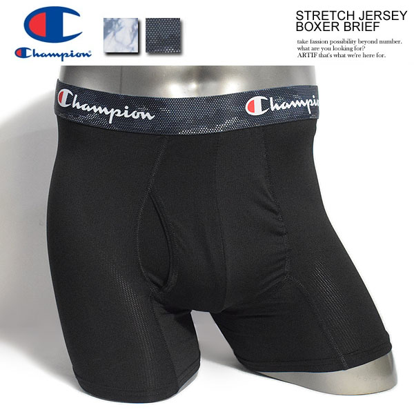 チャンピオン CHAMPION STRETCH JERSEY BOXER BRIEF cm6ey201 メンズ ボクサーブリーフ ボクサーパンツ アンダーウェア ストリート