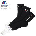 チャンピオン CHAMPION HALF PILE LOW CREW 3P SOCKS cmscr101 レディース メンズ 靴下 ソックス クルーソックス ロゴ 3足組 ストリート