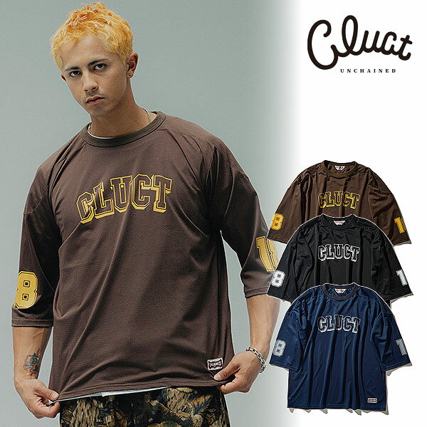 2026 春 先行予約 4月〜5月入荷予定 クラクト CLUCT COBURN[MESH 3/4 TOP] 05172 メンズ Tシャツ 送料無料 キャンセル不可