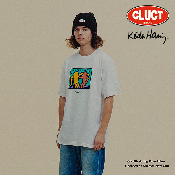 NNg CLUCT~Keith Haring(L[XEwO) #C [S/S TEE] Keith Haring 04827 Y TVc  R{[V 