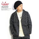 クックマン COOKMAN LAB.JACKET -STRIPE BLACK- 231-03412 レディース メンズ ジャケット ラボジャケット ストリート おしゃれ かっこいい カジュアル ファッション cookman